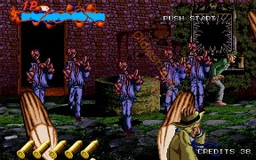 une photo d'Ã©cran de Zombie Raid sur Arcade